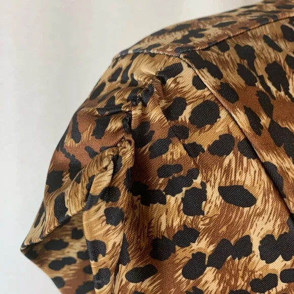 Stretchy Animal Print Dress , Size L - Picture 3 of 4